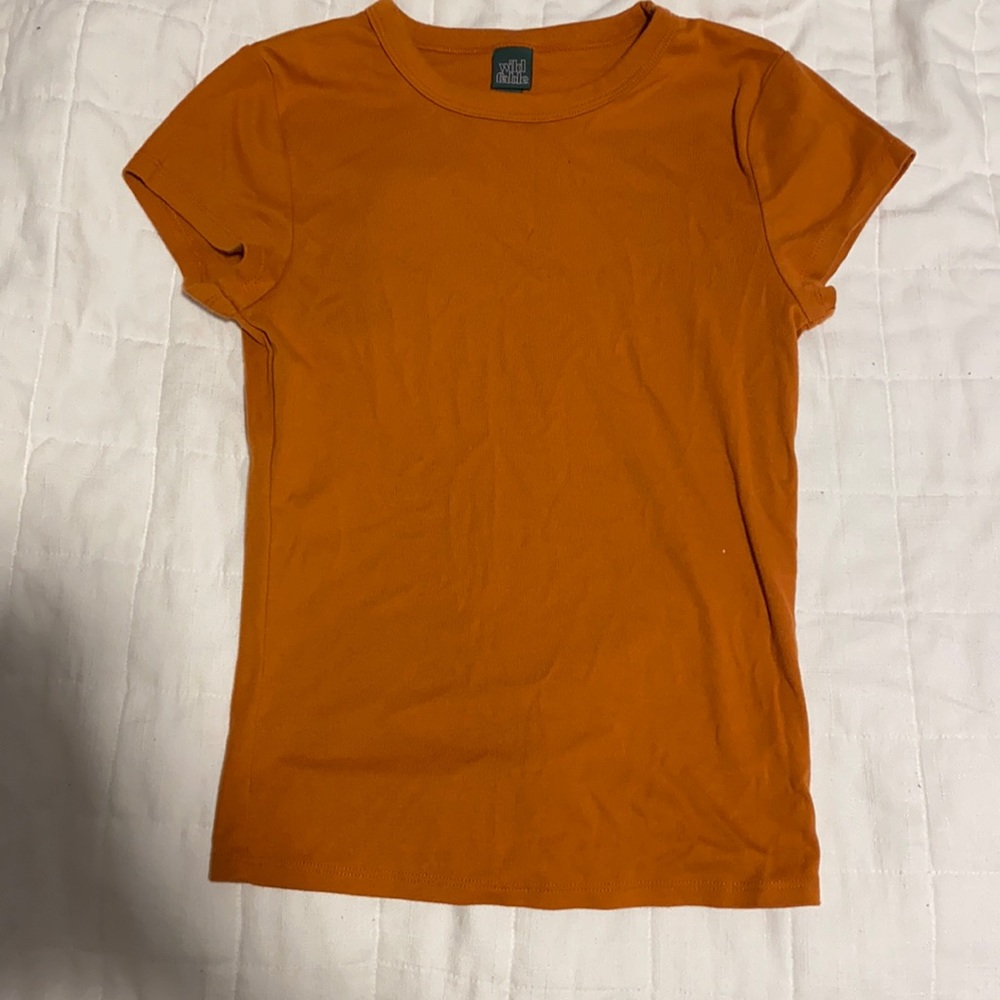 Wild Fable, burnt orange top